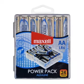 MAXELL alkaliparisto LR6 VALUE BOX, 24 kpl
