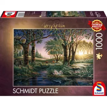 Palapeli Schmidt Spiele Terry Redlin ’Morning Magic at the Pond‘ — 1000 palaa