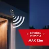 Maclean MCE25 GR seinäasennettava 180° liike- ja hämärätunnistin, max. 1200W, harmaa
