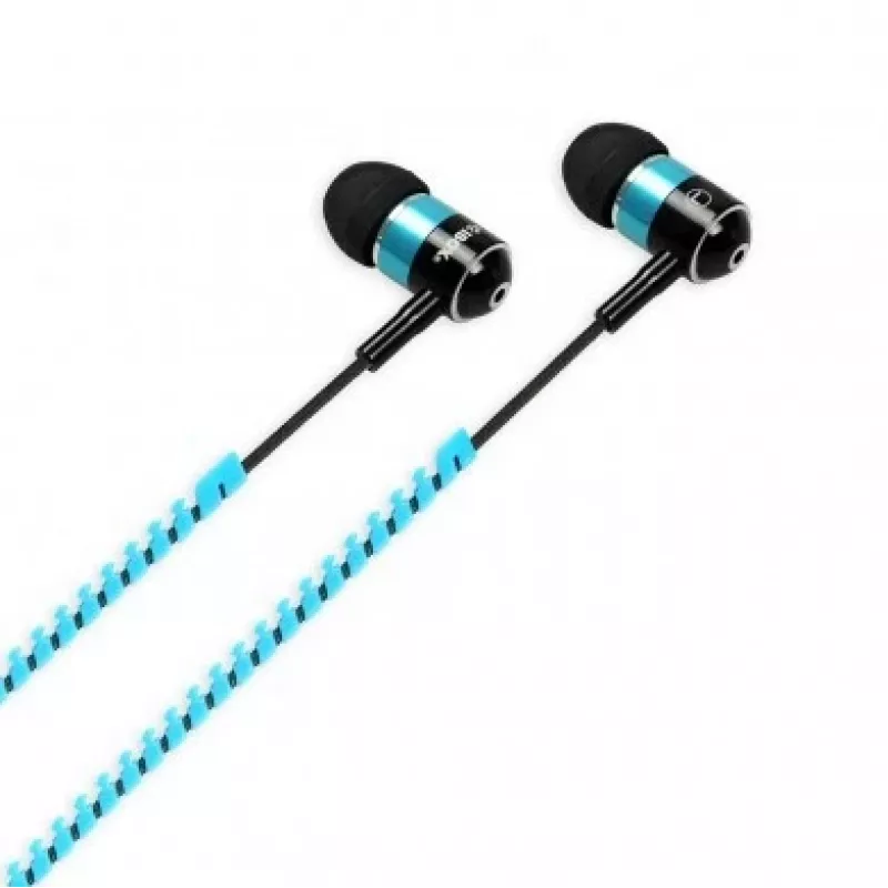 In-Ear-kuulokkeet vetoketjumallilla ja mikrofonilla