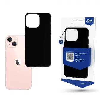 Puhelimen kuorikotelo 3MK Matt Case Apple iPhone 14:lle, TPU, sopii 6,1 tuuman (15,5 cm) näytölle, musta