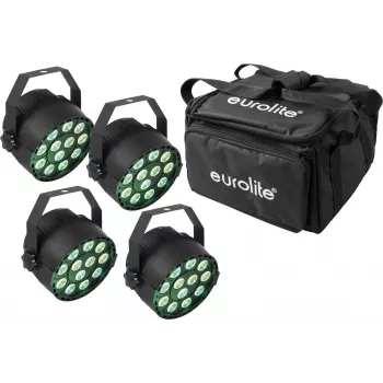 EUROLITE sarja 4x LED PARty TCL Spot + Soft-Bag (20000540)