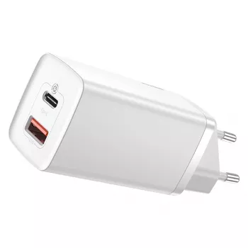 Laturi Baseus CCGAN2L-B02 sisäkäyttöön AC-pikalaturi 20V 1xUSB 1xType-C valkoinen