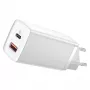 Laturi Baseus CCGAN2L-B02 sisäkäyttöön AC-pikalaturi 20V 1xUSB 1xType-C valkoinen