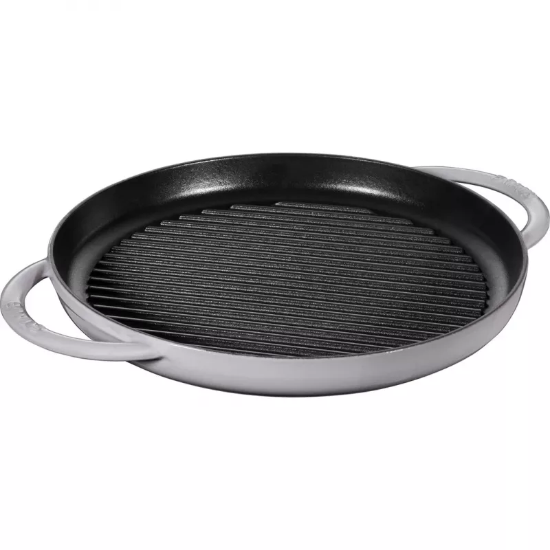 Grillipannu ZWILLING STAUB pyöreä 30 cm harmaa