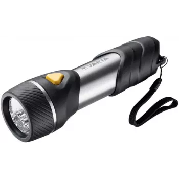 Käsivalaisin Varta Day Light Multi LED F30 musta hopea keltainen