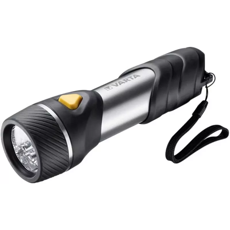Käsivalaisin Varta Day Light Multi LED F30 musta hopea keltainen