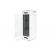 DIGITUS 36HE Unique verkkokaappi 600x800mm lasiovi harmaa