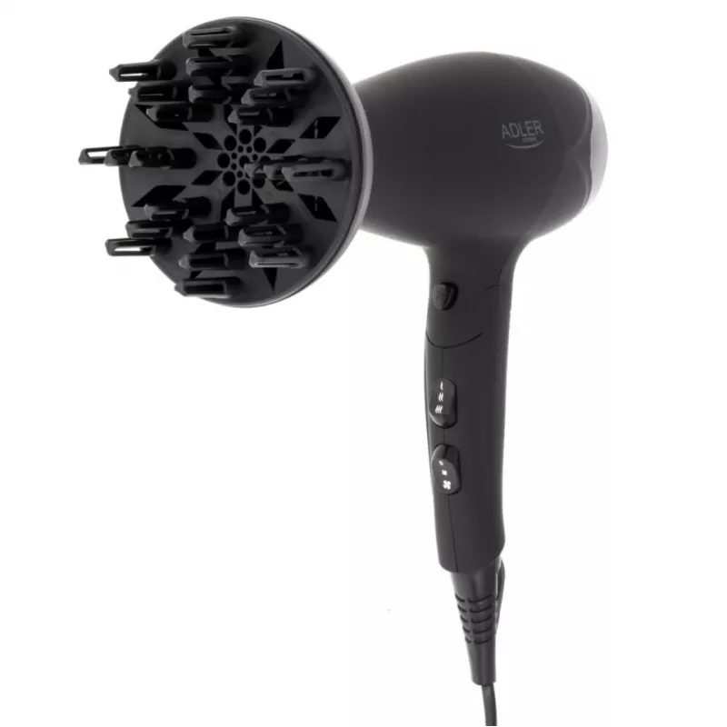 Adler AD 2267 hiustenkuivaaja musta, 2500 W