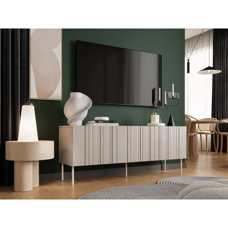 Cama RTV-taso ISLA 150.5x40x60 cashmere matta