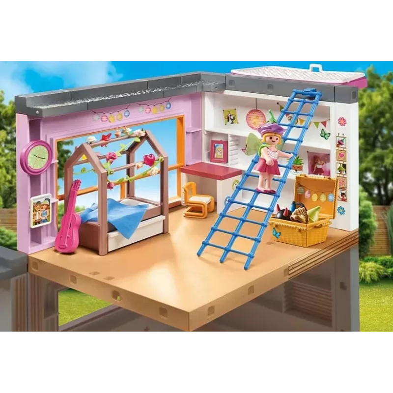 Talo Playmobil My Life lastenhuone monivärinen 71610