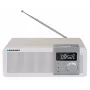 Kannettava radio BLAUPUNKT PP14BT Bluetoothilla, MP3, MicroSD, USB ja herätyskello — 6 W, paristo/verkkovirta, 230×118×90 mm