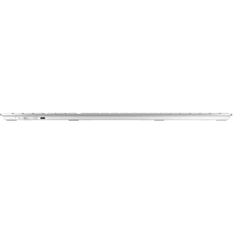 CHERRY DW 9100 SLIM -näppäimistö hiiri sisältyy yleiskäyttöön RF langaton + Bluetooth QWERTZ saksa hopea