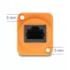 DeLOCK verkkokaapeli 90804 0,3 m Cat5e U/UTP RJ-45 musta oranssi