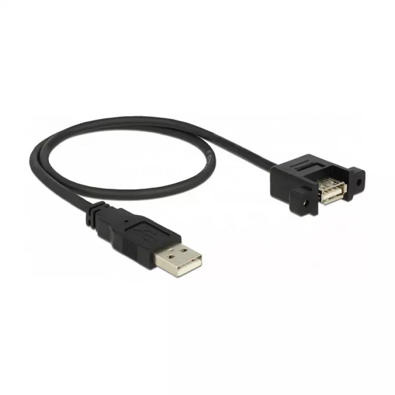 USB-kaapeli DeLOCK 85461 USB 2.0 0,5 m musta