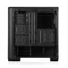 PC-kotelo MODECOM Oberon Pro Midi Tower — musta, tukee ATX/microATX/ITX, 7 laajennuspaikkaa, jopa 395 mm GPU, 5 HDD/3 SSD-paikkaa