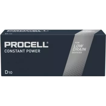 Paristo Duracell MN1300 Procell Constant D (LR20) alkaliparisto, vähimmäispakkaus 10 kpl