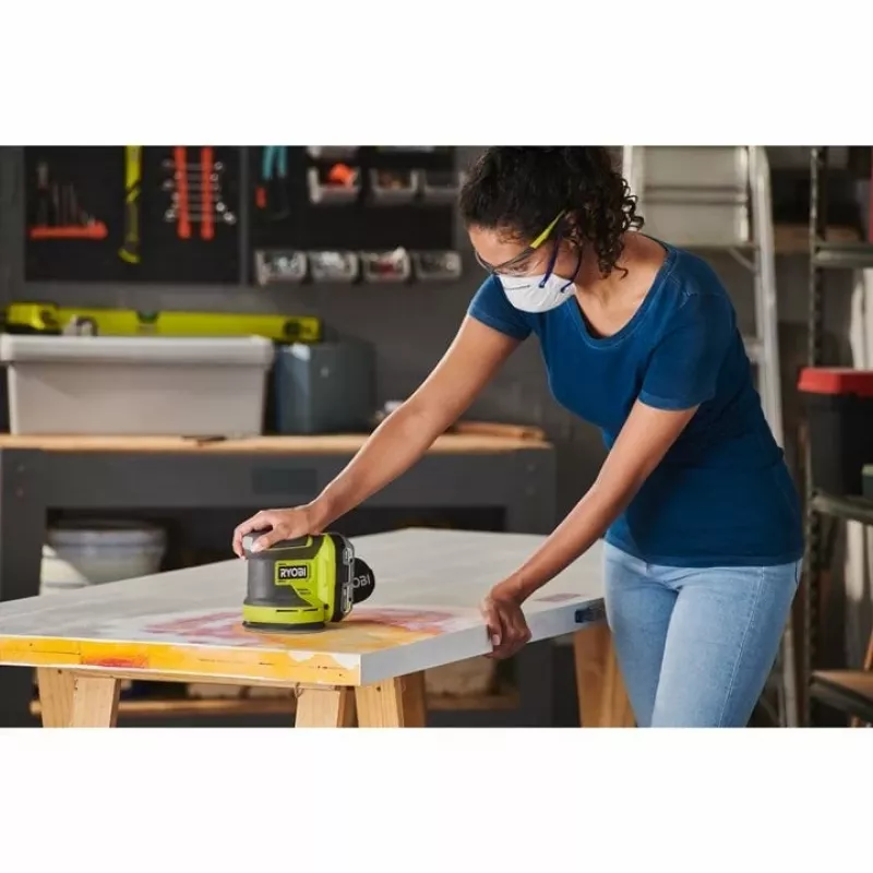 Ryobi RROS18-0 ONE+ 18 V akkukäyttöinen epäkeskohiomakone, 125 mm, solo