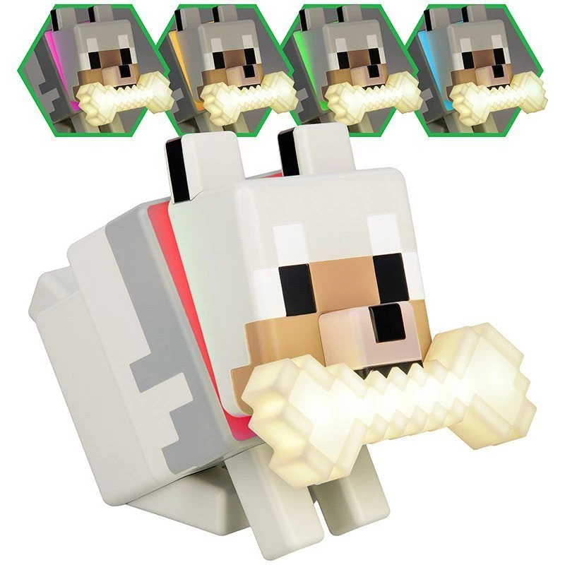 Paladone Minecraft Wolf GloBuddies valaisin