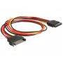 DeLOCK 60132 -SATA-kaapeli 0,5 m