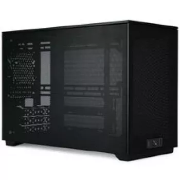 Mini ITX/ATX PC-kotelo ssupd Meshroom D (CS-MRD-BK-1) — kompakti musta kotelo Mesh-paneeleilla