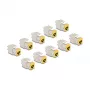 DeLOCK Keystone-moduuli 88111 litteä keltainen RJ-45 10 kpl