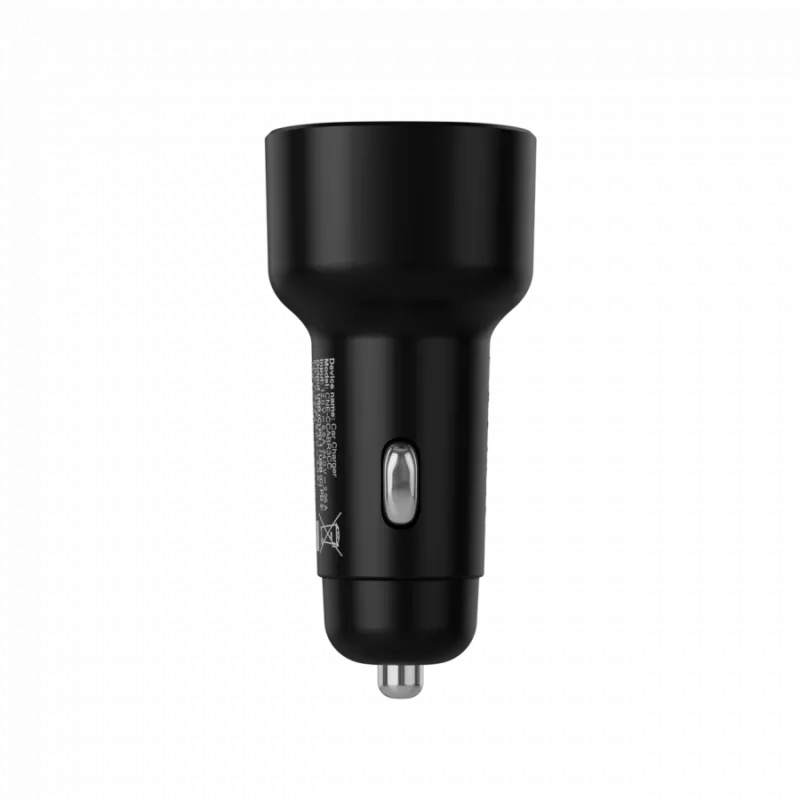 Autolaturi CANYON OnDrive 60 PD 60W 2xUSB-C — 60W teho, 2 USB-C-liitäntää, musta