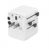 Matkavirtalähde GEMBIRD TPA-1A2C20-01-W — 20 W, USB-A (18 W) + 2× USB-C (20 W), pistoke tyyppi E, valkoinen