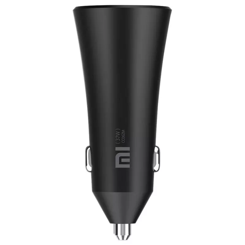 Xiaomi 37 watin kaksiporttinen autolaturi musta, musta