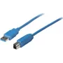 USB-kaapeli ShiverPeaks 5 m USB 3.2 Gen 1 USB A - USB B sininen