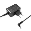 Qoltec 51026 virtalähde/muunnin sisä-/ulkokäyttöön 65 W musta