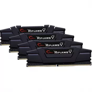 DIMM 64 GB DDR4-3600 (4x 16 GB) Quad-Kit, muisti musta, F4-3600C16Q-64GVKC, Ripjaws V, INTEL XMP