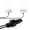 CC-T8 erittäin nopea autolaturi 2xUSB 3.0 6A 36W + Micro-USB-kaapeli 1 m