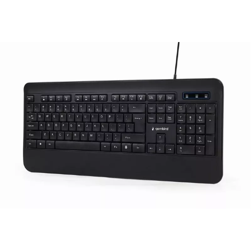 NÄPPÄIMISTÖ MULTIMEDIA USB ENG/MUSTA KB-UML-03 GEMBIRD