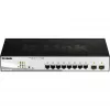 D-Link DGS-1210-10P hallittava L2 Gigabit Ethernet (10/100/1000) Power over Ethernet (PoE) 1U musta