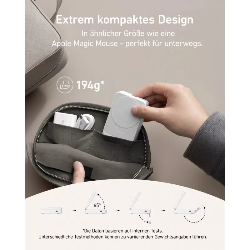 MagGo 3-in-1 15W taittuva valkoinen EU