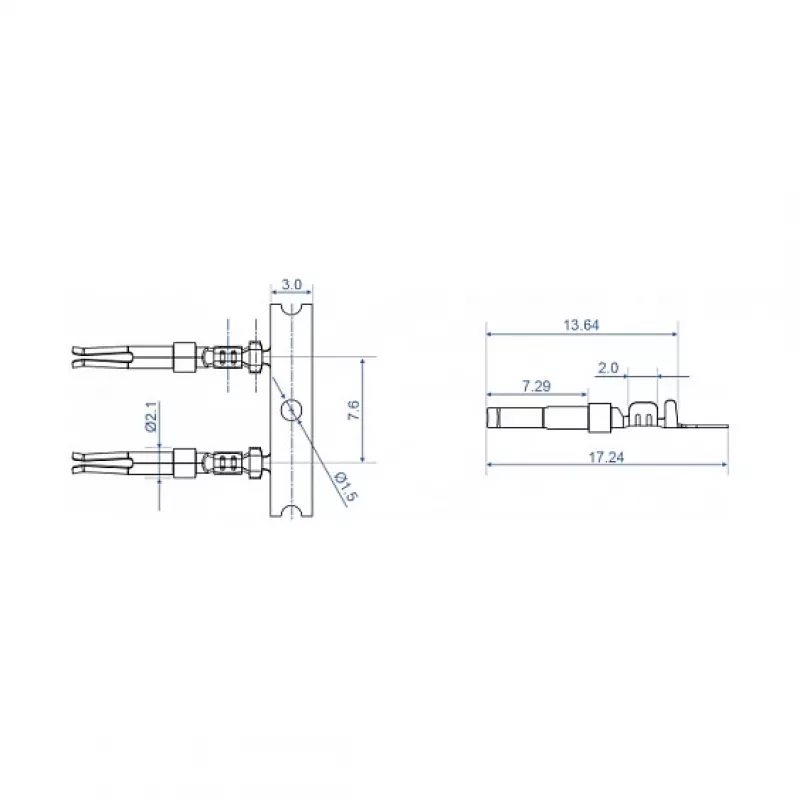 Puristuskontaktit D-Sub DeLOCK 66727