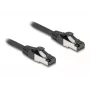 Verkkokaapeli DeLOCK 80572 RJ-45 Cat8.1 2 m musta