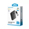 Powerbank Vention FKAB0-C 10000 mAh, 2× USB-C + 1× USB-A, 22,5 W, musta