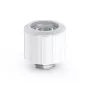 BitsPower suora liitin G1/4 tuuman ulkokierre 16/10 mm letku, Arctic White