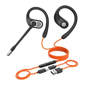 Johdolliset in-ear-kuulokkeet OneOdio OpenRock Link 10 – musta, johdollinen in-ear-malli