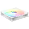 NZXT F120 RGB Core RF-C12SF-W1 120 mm kotelotuuletin, 500–1800 RPM, PWM, valkoinen