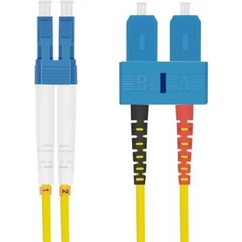 Patchkabel helos LC Singlemode 1,5 m – kuituverkkokaapeli, LC–LC-uros