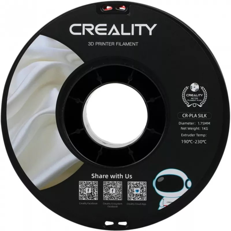 Creality CR-Silk PLA -filamentti, 1,75 mm, 1 kg, kulta/punainen
