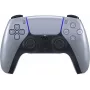 Langaton peliohjain Sony DualSense PlayStation 5:lle — sisäänrakennettu Li-Ion-akku, gyro, haptinen värinä, kaiutin, 3,5 mm liitäntä, hopea