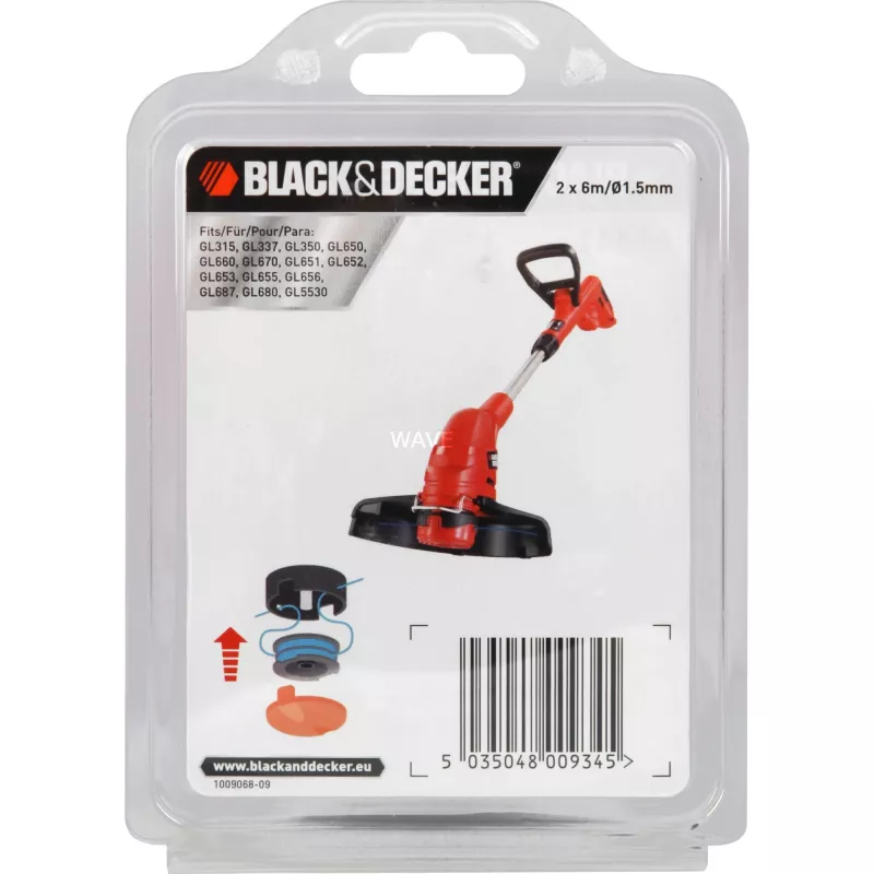Moottorisahojen/ruohotrimmerien lisävaruste Black & Decker A6441-XJ