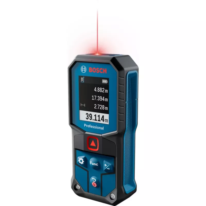 Laseretäisyysmittari GLM 40-31 Professional (sininen/musta, kantama 50 m, punainen laserviiva)