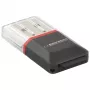 Esperanza EA134K -kortinlukija musta, hopea, läpinäkyvä USB 2.0