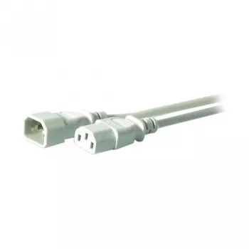 EFB-Elektronik IEC-jatkokaapeli C14 180° - C13 180°, harmaa, 3,0 m, 3 x 1,00 mm² valmistaja: EFB Elektronik (EK507.3)