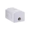 Lanberg OU5-0001-W liitäntärasia RJ-45 valkoinen